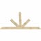 Ekena Millwork Saratoga Rough Sawn Timber Gable Bracket, Douglas Fir, 96"W x 60"H x 2"D x 6"F, 15/12 Pitch GBW096X60X0206SAR00RDF - alternate 3